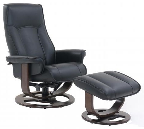 Pedestal recliner best sale with ottoman